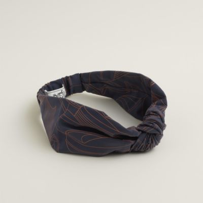 【コーデのアクセント】HERMES Thalassa Gabi ヘアアクセサリー Thalassa